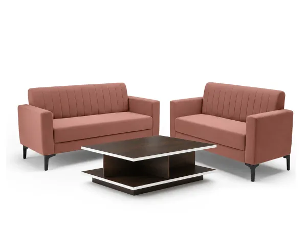 Tulip Sofa Combos Set Rusty Rubby With Rio Centre Table